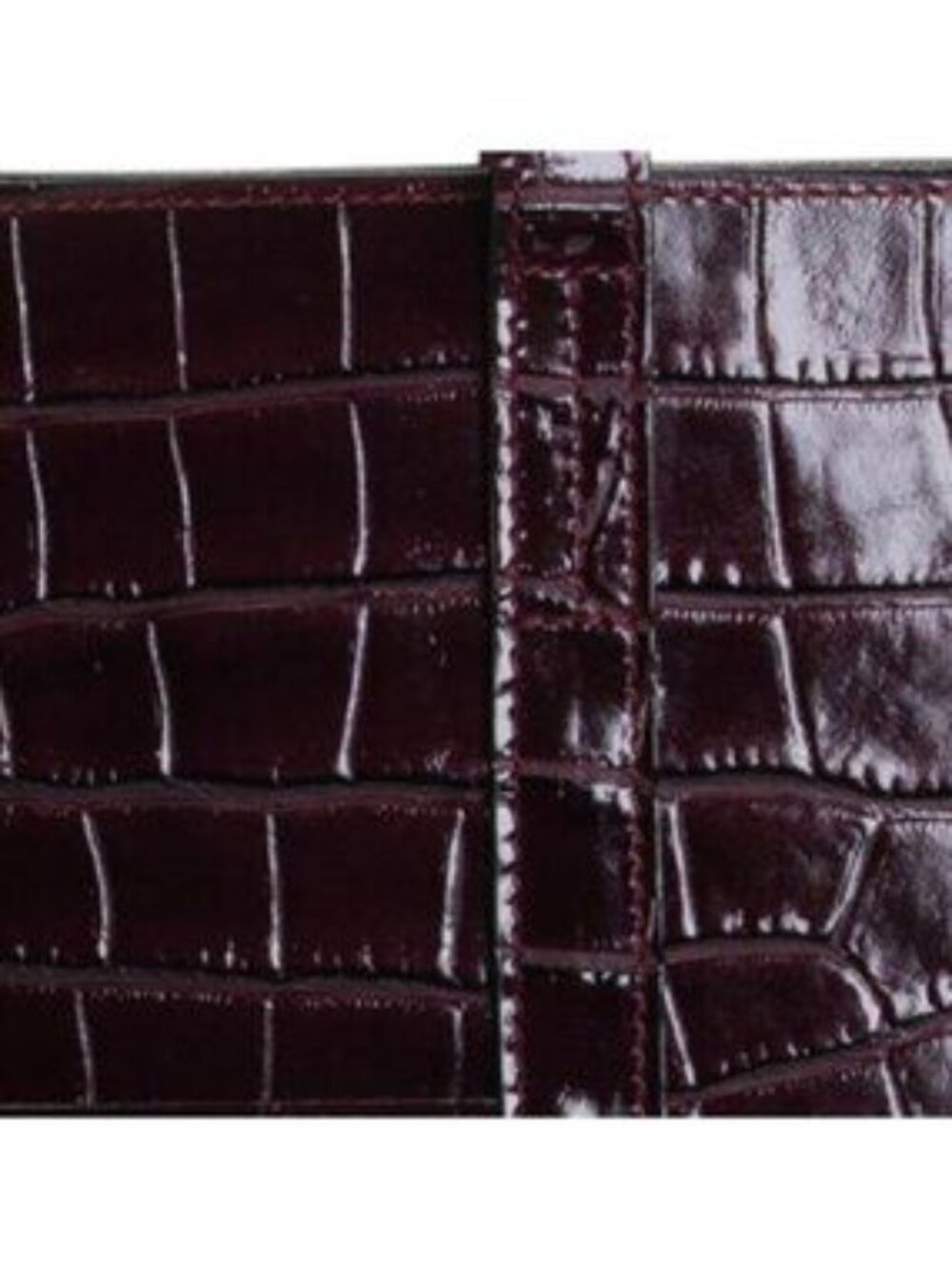 PRATESI Made In Italy Leather Nortyh South Structured Crocodile Tote - Picture 2 of 5